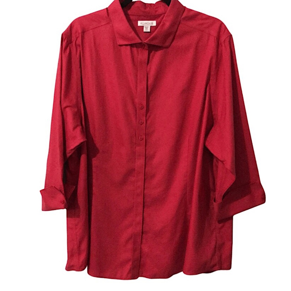 Red House Crimson Red Blouse